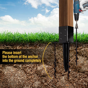 LADECH mounting screws for secure post installation