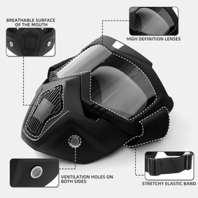 LADYPONYCSC mask anti-dust and UV protection for challenging environments.