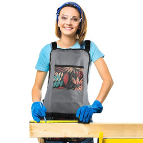 Laelr Garden Apron in grey color suitable for any workspace
