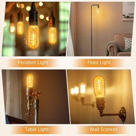 Lafoy dining-room amber LED bulb offers inviting ambient glow