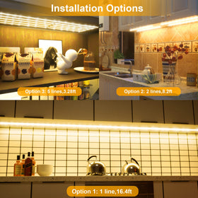 LAFULIT remote control showing dimming and brightness levels for flexible lighting.