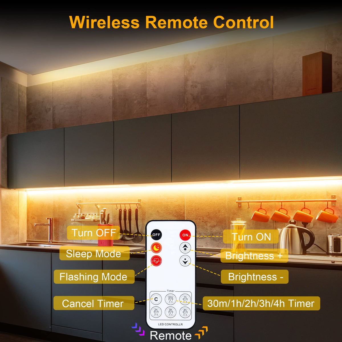 LAFULIT self-adhesive back enables easy installation