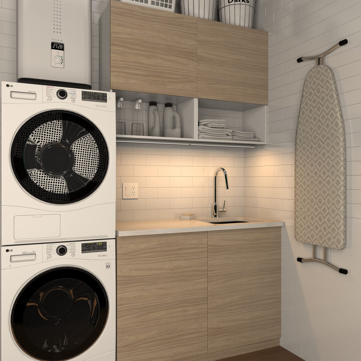 LAGOM Halo provides even countertop illumination for detailed work