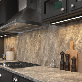 LAGOM Halo under-cabinet light, damp-rated for kitchens and baths