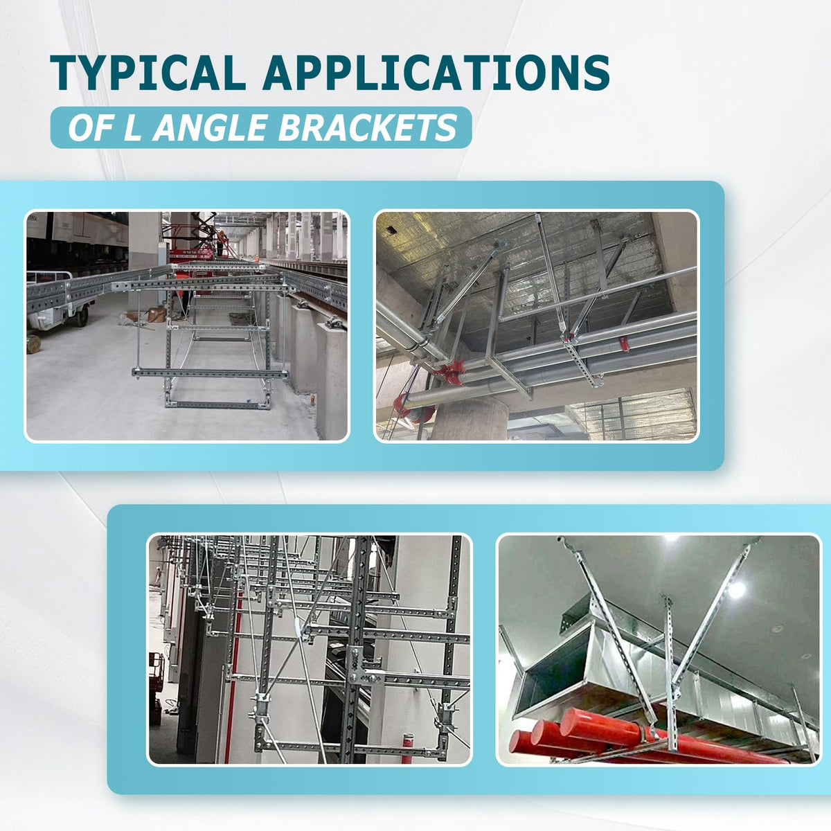 LAICCUM 4-pcs bracket pack designed for quick, repeatable mounting.