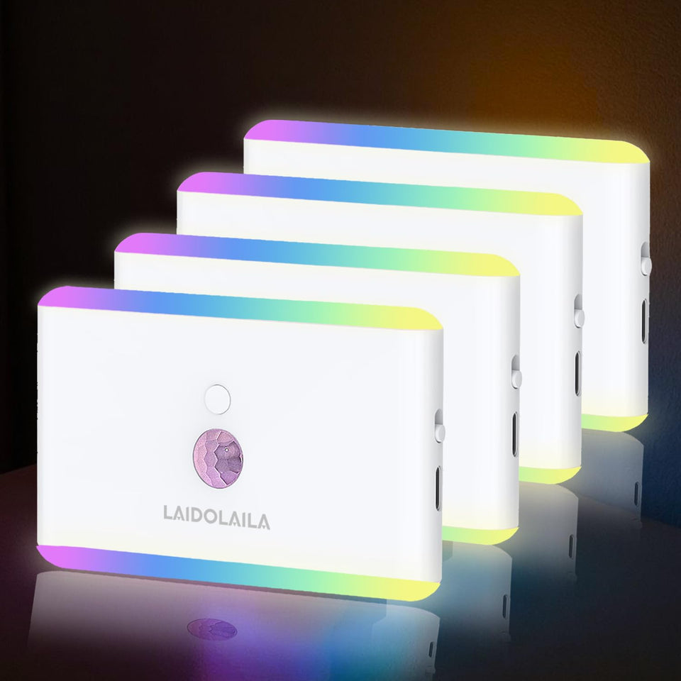 LAIDOLAILA cruise night light 4pack mounted on cabin wall for safe navigation.
