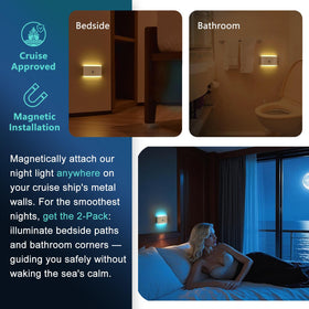 LAIDOLAILA dual-direction light provides upward and downward illumination.