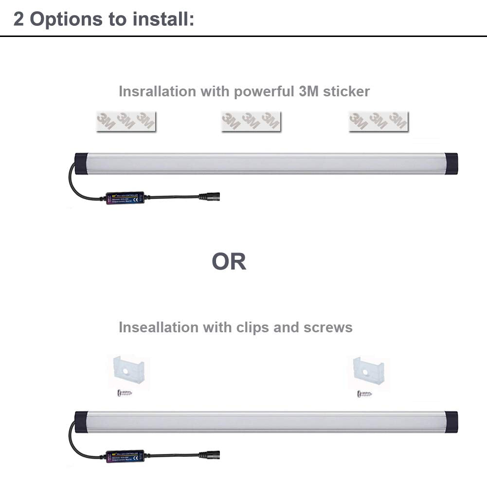 LAIFUNI IP50-rated under-cabinet light for safe indoor use