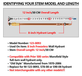 LAIKOU stem assembly left-hand graphite packing ensures durable seal.