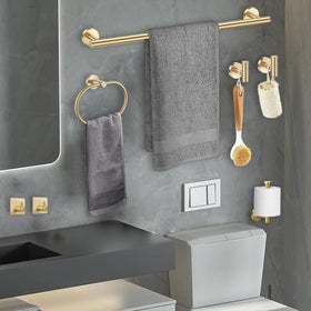 Laimew concealed screw design creates a clean, modern bathroom display.