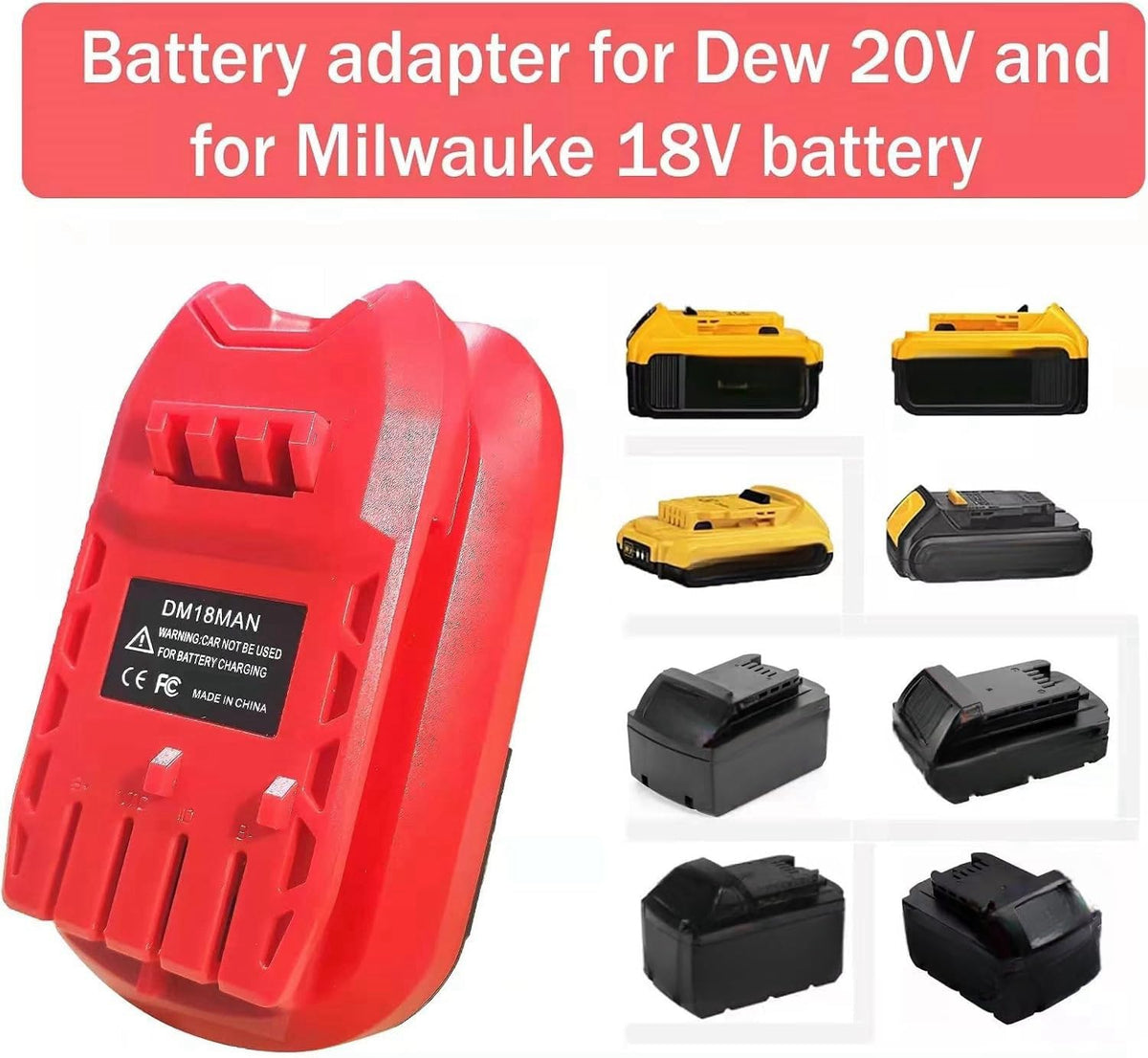 Laimiao DM18MAN adapter installation process shown for safe, tool-ready conversion.