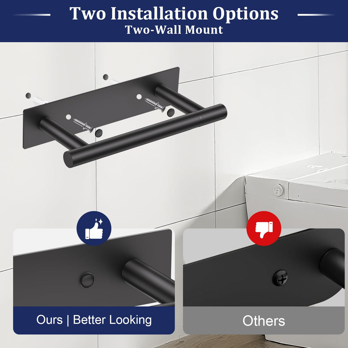 Lairuier heavy-duty construction keeps rolls secure