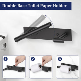 Lairuier screw-mount setup ensuring secure hold in busy bathrooms
