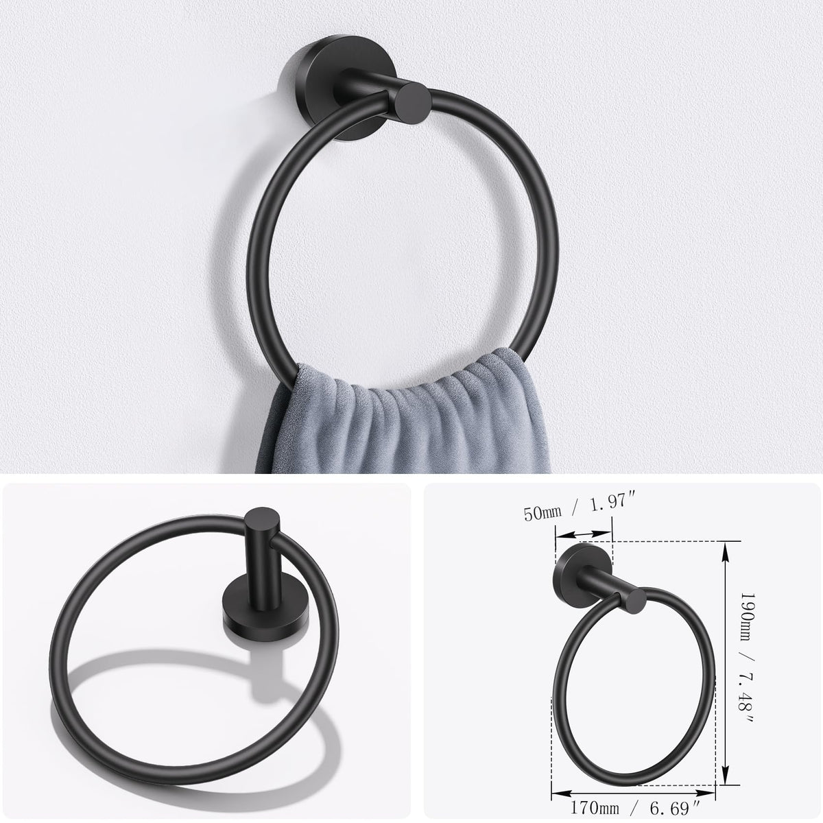Lairuier toilet paper holder keeps essentials within reach with style.