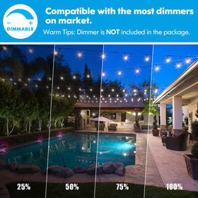 Dimmable and linkable Lakumu lights arranged for mood setting and expansion