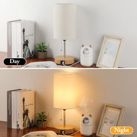 Lakumu pull-chain bedside lamp for easy control on nightstands