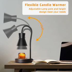 LALISU candle warmer lamp flexible pole for versatile candle placement