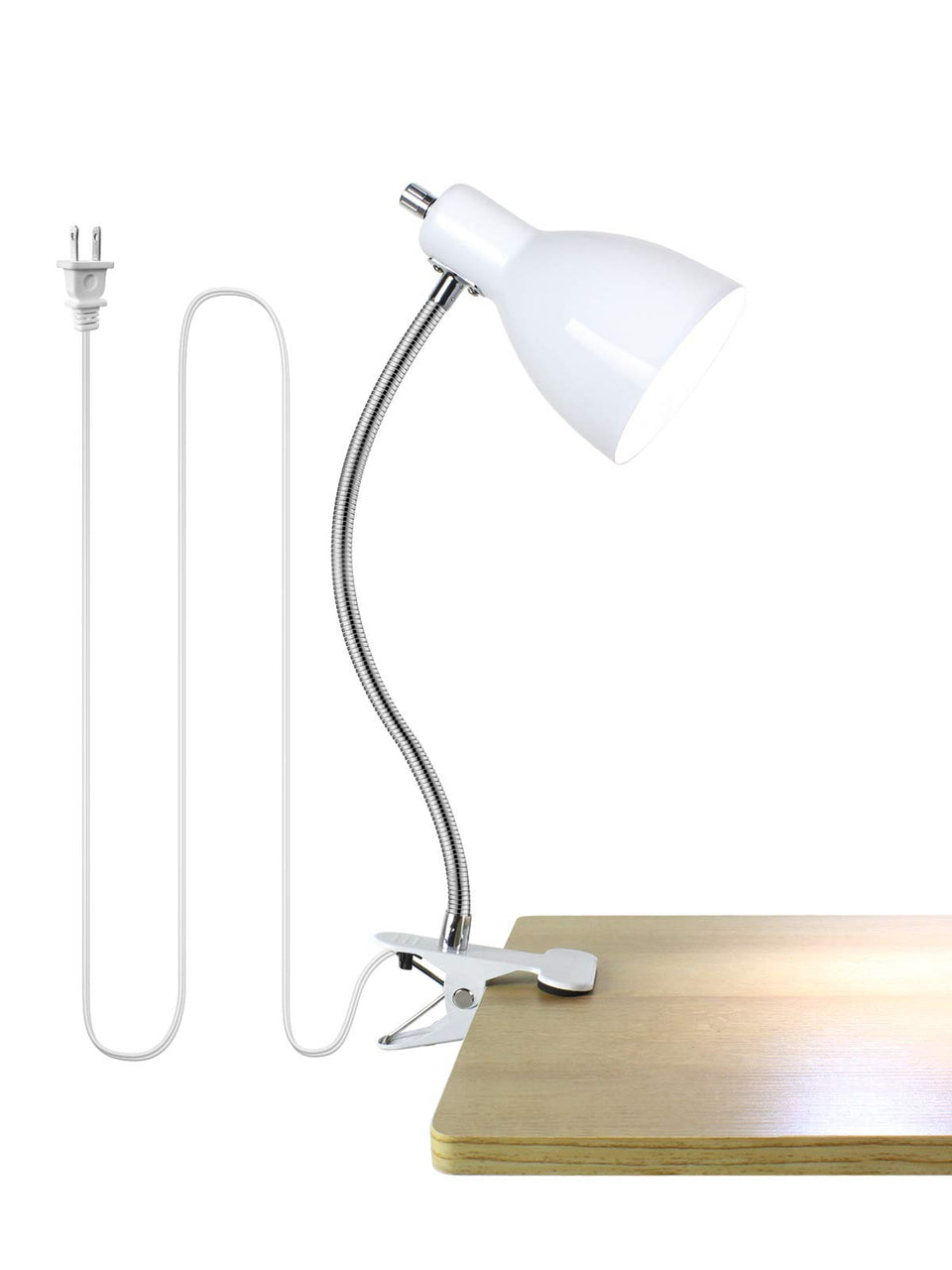 LALISU desk lamp with 360° gooseneck for precise desk lighting.