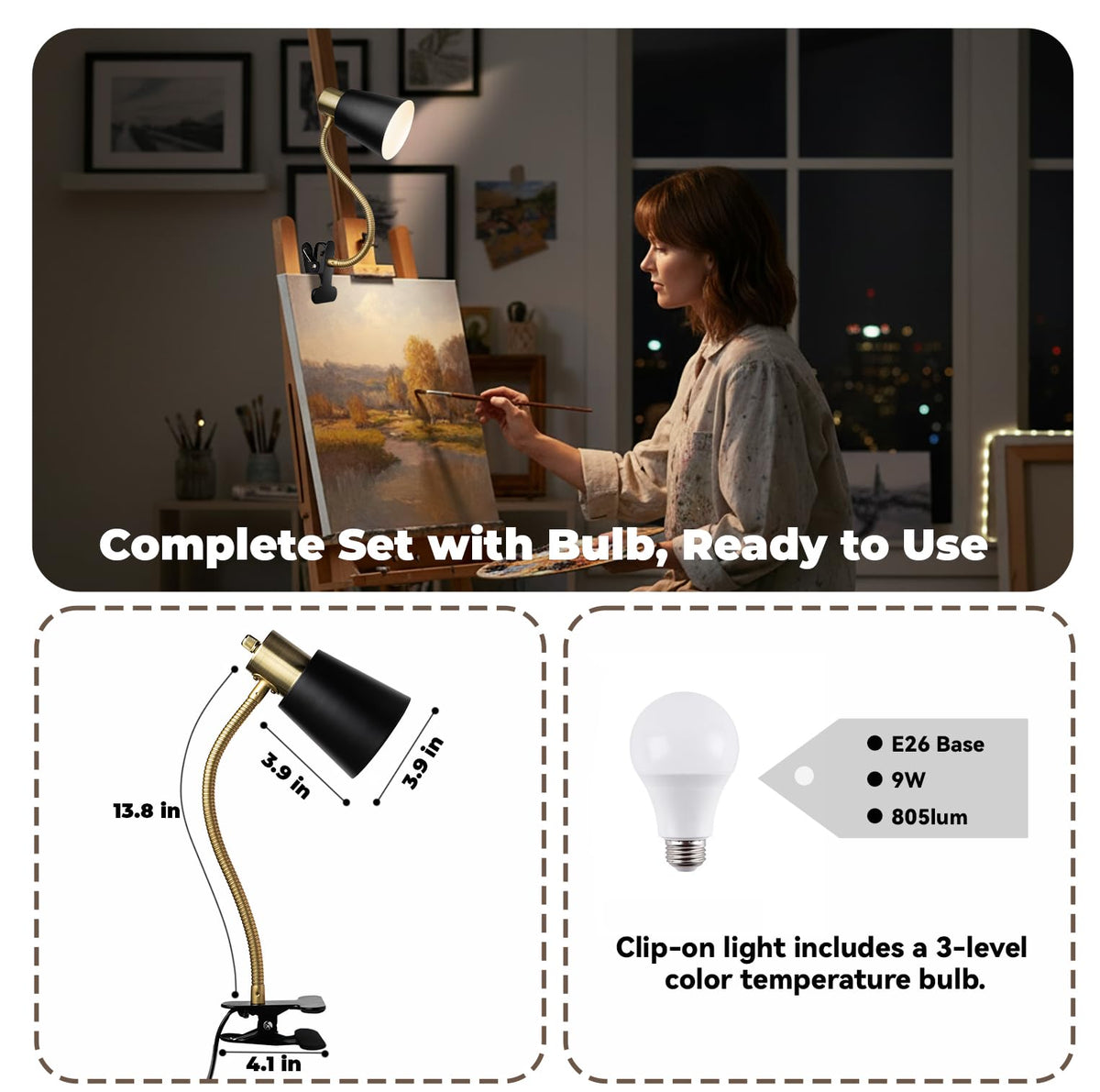 LALISU gold and black design blends vintage charm with modern style.