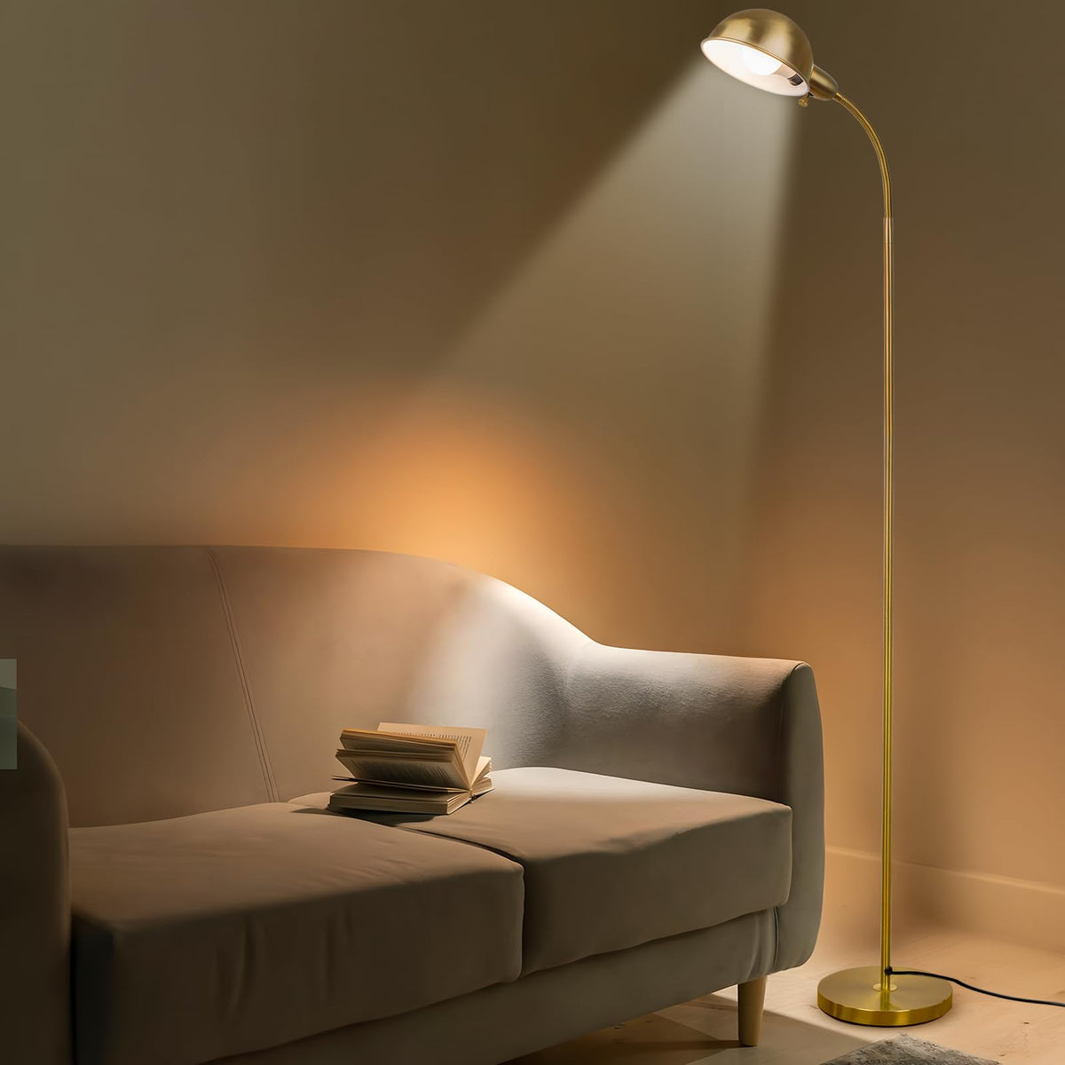 LALISU includes a 9W LED bulb for instant, energy-efficient illumination