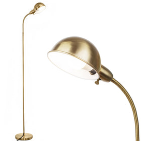 LALISU dimmable floor lamp with gooseneck for precise living room lighting