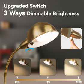 LALISU lamp with rotatable shade to direct light for reading