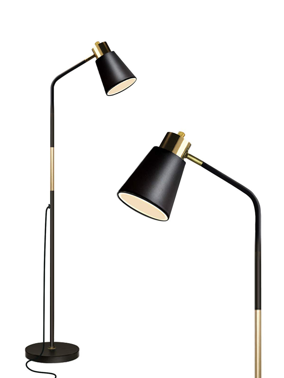 LALISU floor lamp with stand and shade for modern living rooms.