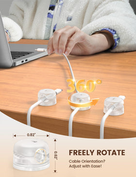 Lamicall cord clip supports cables from 2.5mm to 8mm