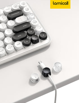 Lamicall dorm room setup shows compact clips for small spaces.