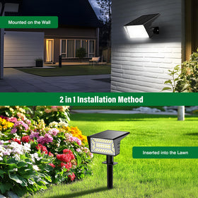 LAMKEEP auto on/off sensor ensures dusk-to-dawn operation.