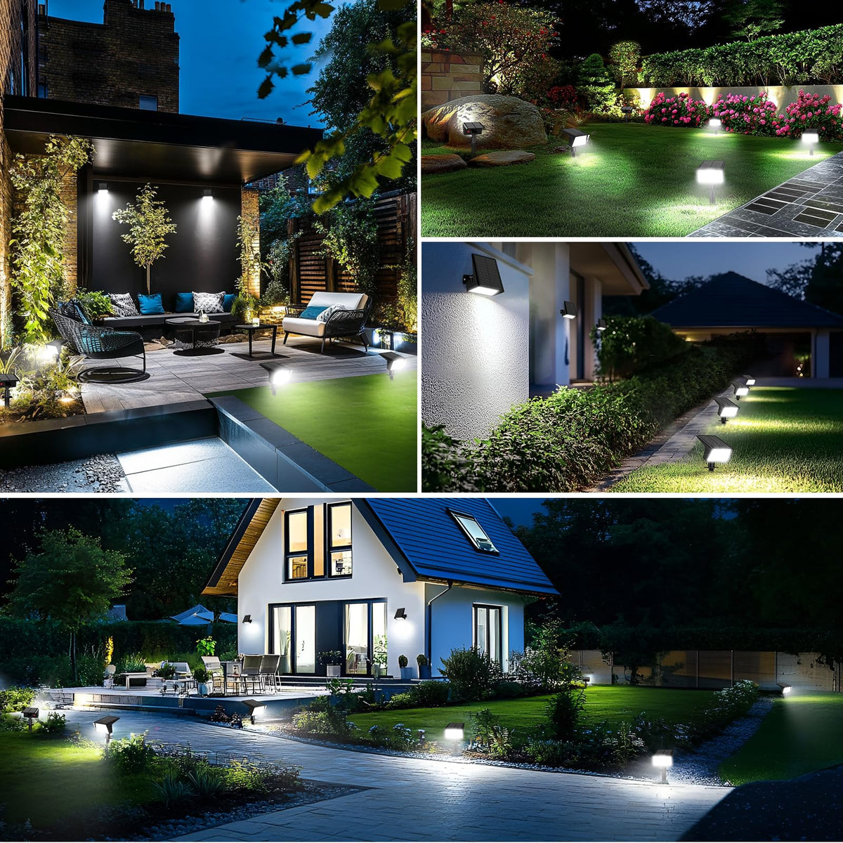 LAMKEEP night-time ambience creates safe, inviting outdoor spaces around the yard.