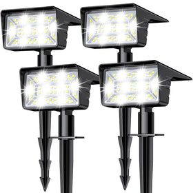 LAMKEEP solar spot light ground stake for landscape lighting and easy installation.