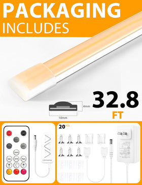 Includes power supply and remote for simple setup