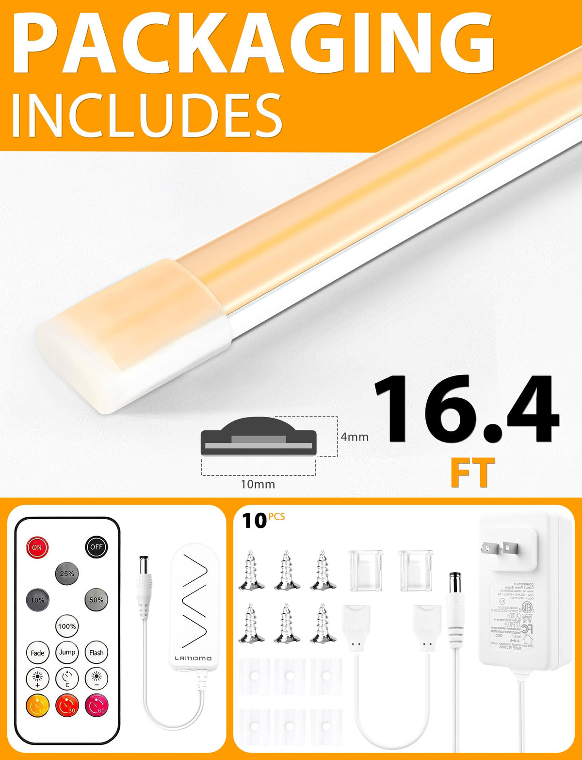 Lamomo COB LED strip pro bedroom ambient lighting creates soft glow.