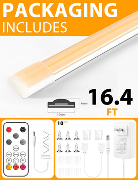Lamomo COB LED strip pro bedroom ambient lighting creates soft glow.