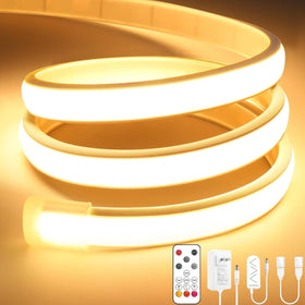 Lamomo COB LED Strip Pro with remote control for warm white lighting