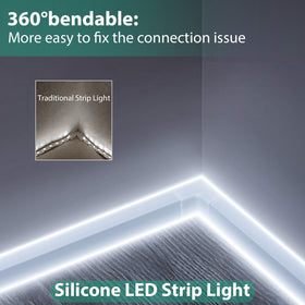 Lamomo outdoor-safe neon strip for patio or poolside decor.