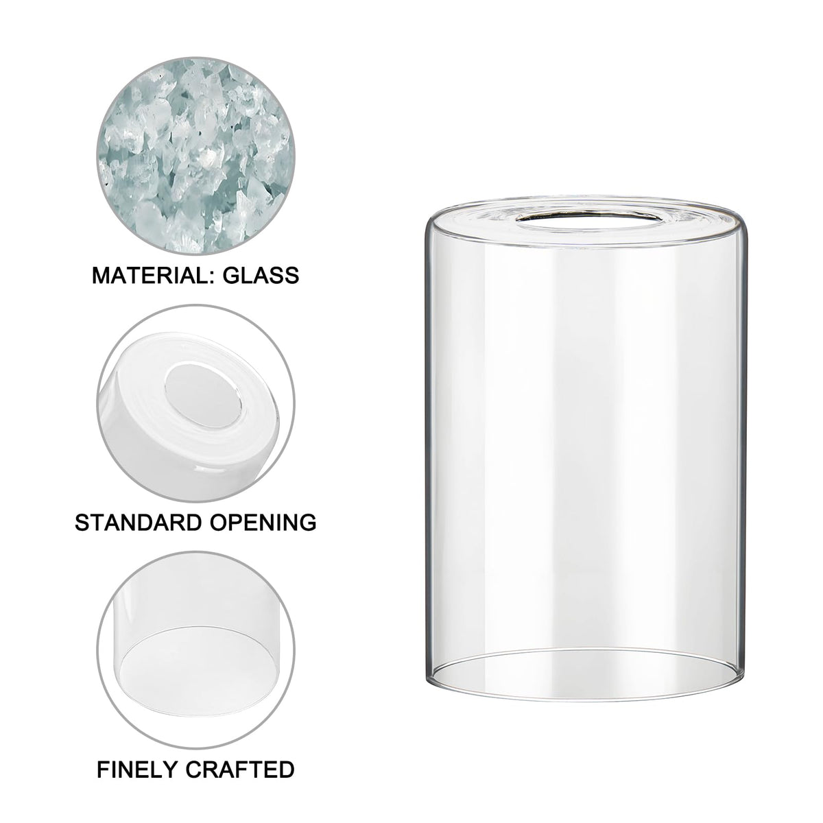 Lamp Yu glass shade replacement packaging protects fragile glass during shipping.