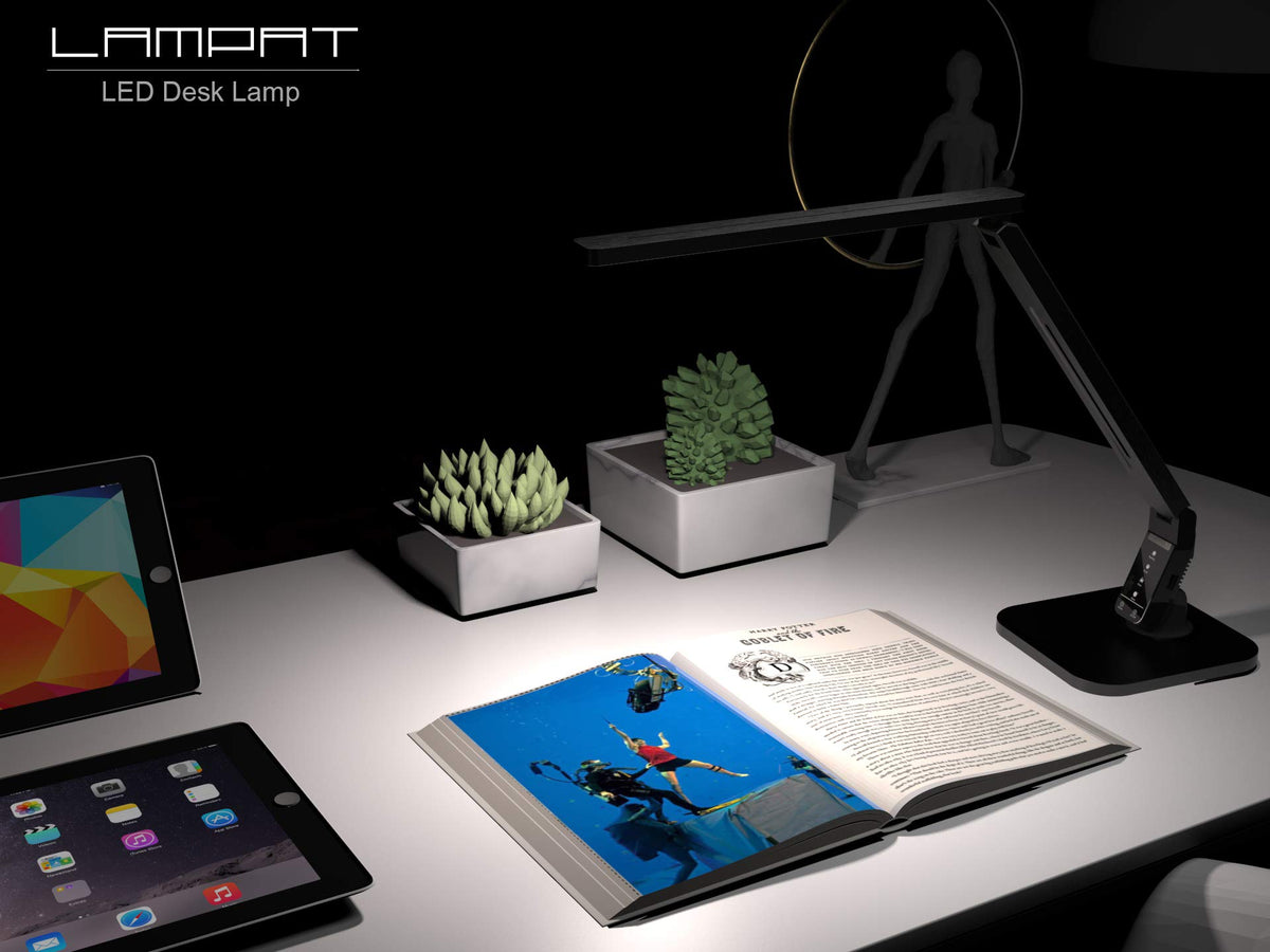 Lampat touch-sensitive control panel enables quick mode changes.