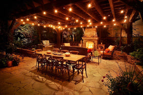 Lampat 25-foot length covers outdoor spaces easily for events