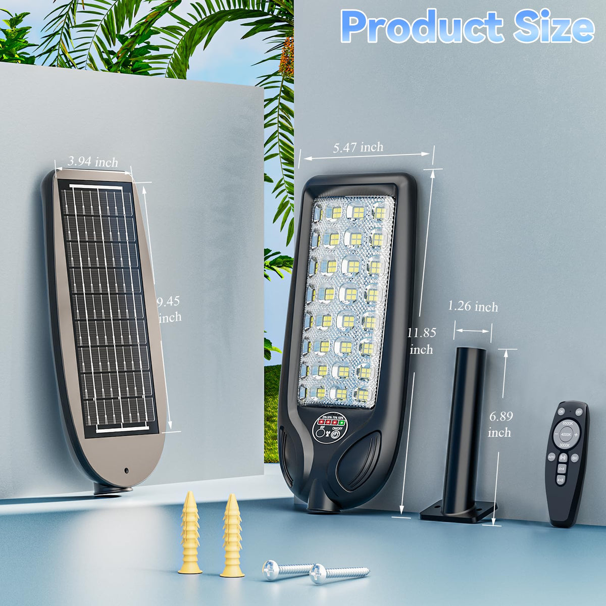 LampTec ideal for parking lots, gardens, garages and security perimeters