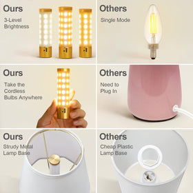 Lampworks portable cordless lamp for flexible spaces.