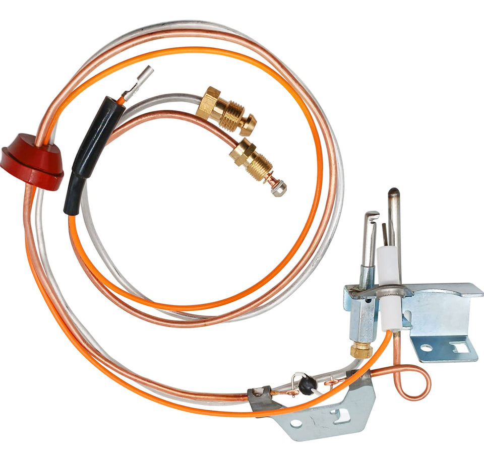 Lamudo 9003542 pilot assembly for natural gas water heaters enables steady ignition and reliable operation.