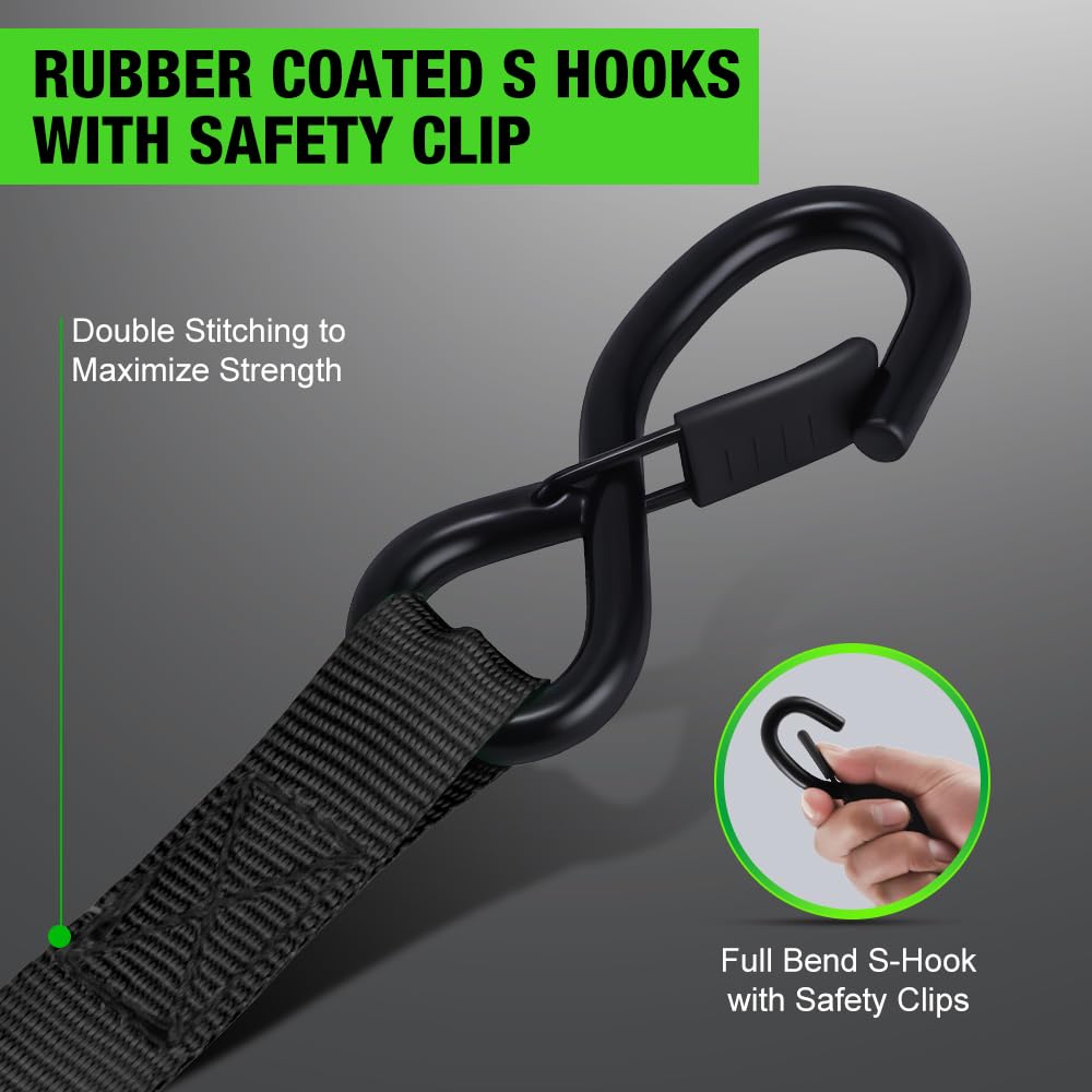 Lamwerol ergonomic handle and auto-retract mechanism enable quick tensioning.