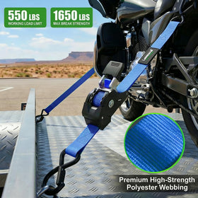 Lamwerol soft loops provide versatile anchor points for mounting.