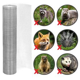LAN JIA gopher guard wire mesh roll to deter burrowing pests.
