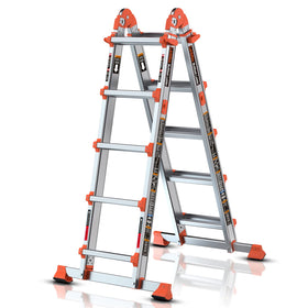LANBITOU ladder in a-frame 5-step configuration for safe roof access.