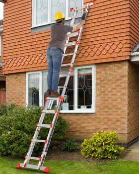 LANBITOU ladder ground stability with cross beams supports confident work.
