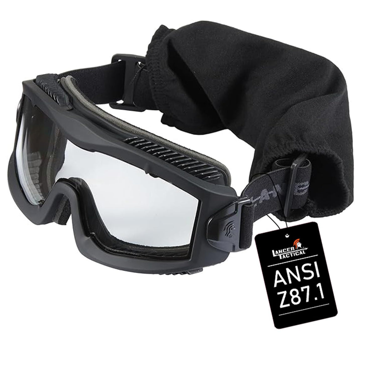 Lancer Tactical AERO goggles frame offers lightweight protection for long airsoft sessions.
