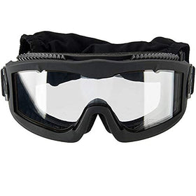 Adjustable 1-inch strap on Lancer Tactical AERO goggles for secure all-day wear.